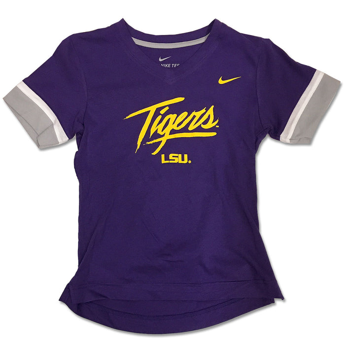 lsu v neck t shirts