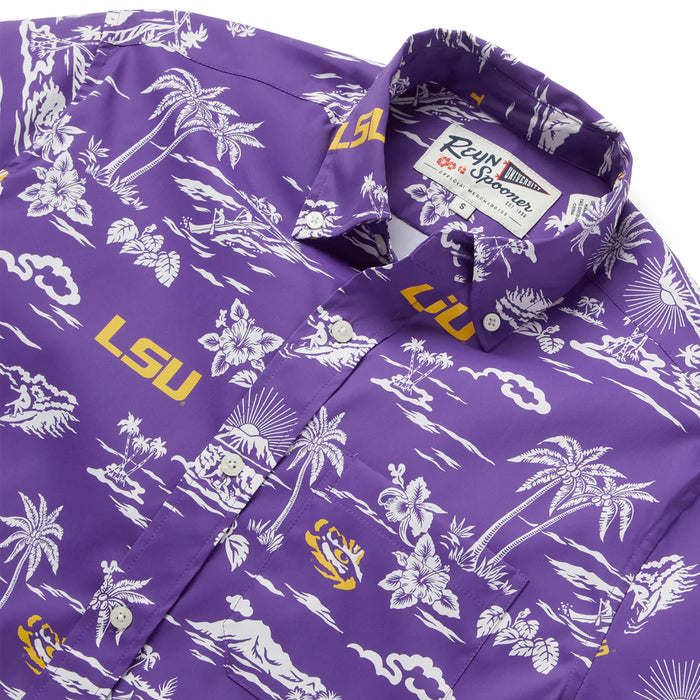 LSU Tigers Reyn Spooner Kekai Shirt - Purple — & Bandits