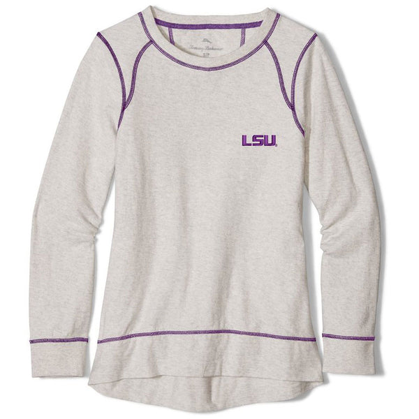 white lsu sweatshirt