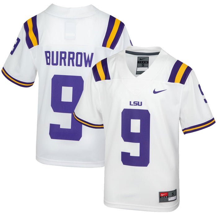 LSU Tigers Nike #9 Joe Burrow Youth 