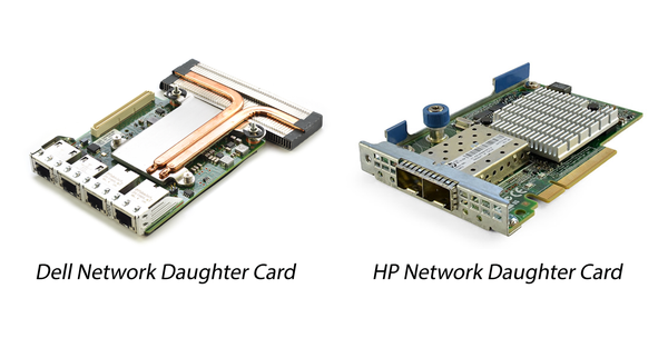 Dell network daughter card and HP network daughter card
