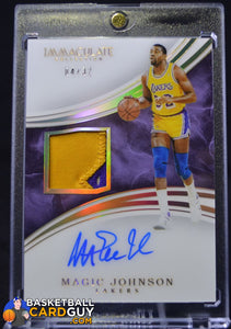 magic johnson autographed jersey