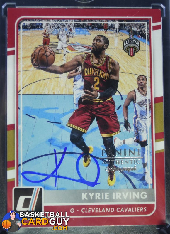 kyrie irving autographed basketball