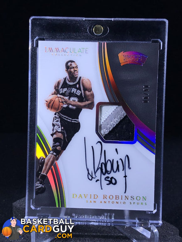 david robinson autographed jersey