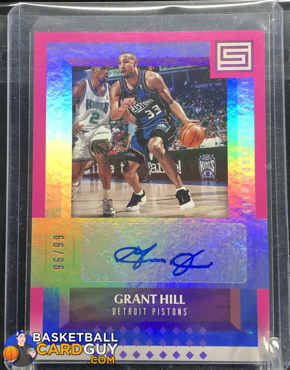 Grant Hill 2017-18 Panini Status Elite Signatures Pink #/99