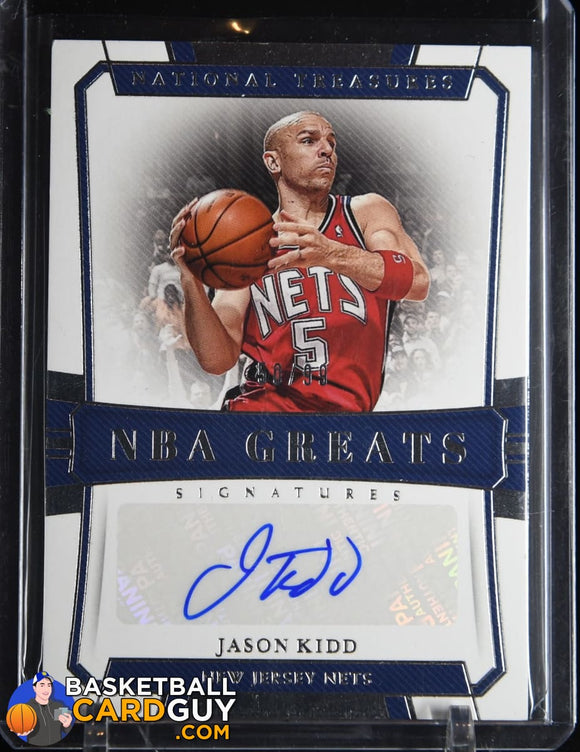 Jason Kidd 2018-19 Panini National Treasures NBA Greats Signatures #/99