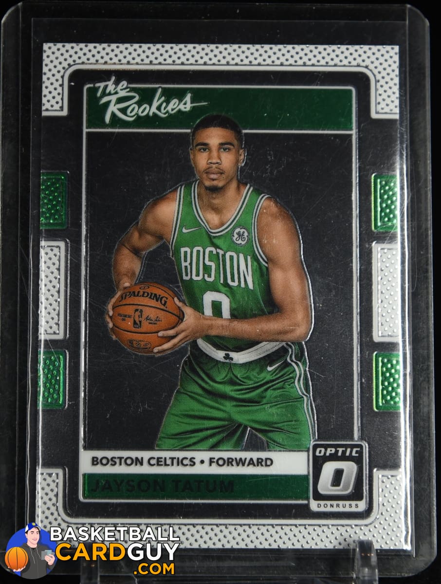 Jayson Tatum 2017-18 Donruss Optic The Rookies #3 RC – Basketball Card Guy