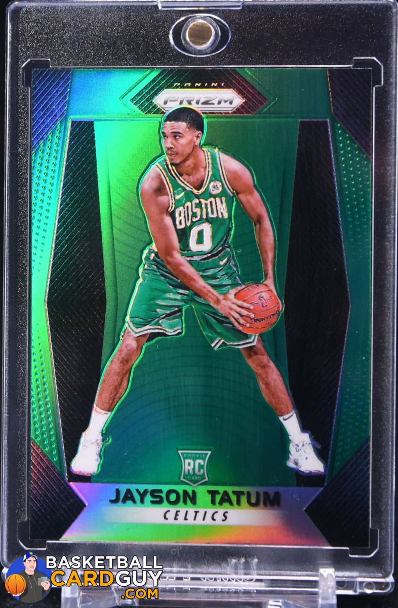 Jayson Tatum 2017-18 Panini Prizm Green Prizm RC (#2) – Basketball Card Guy