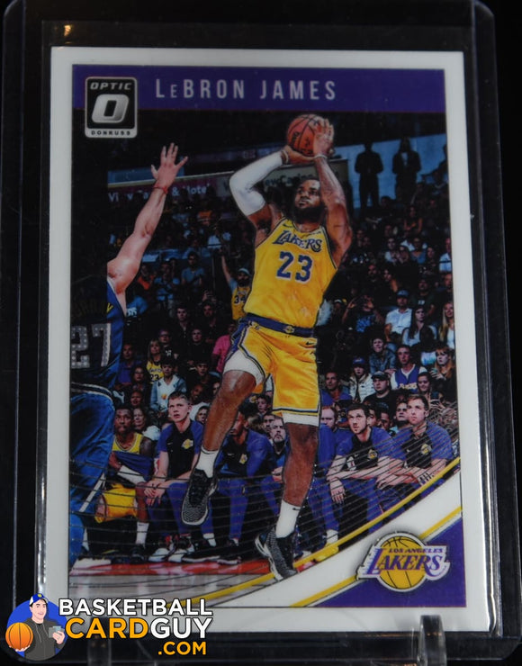 LeBron James 2018-19 Donruss Optic #94 (1st Lakers) – Basketball Card Guy