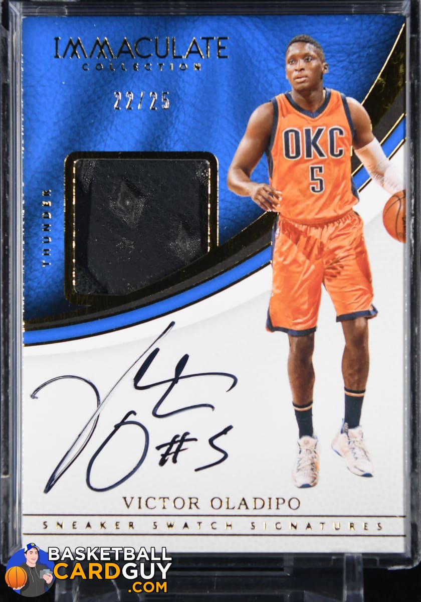 Victor Oladipo 2016-17 Immaculate Collection Sneaker Swatch Signatures