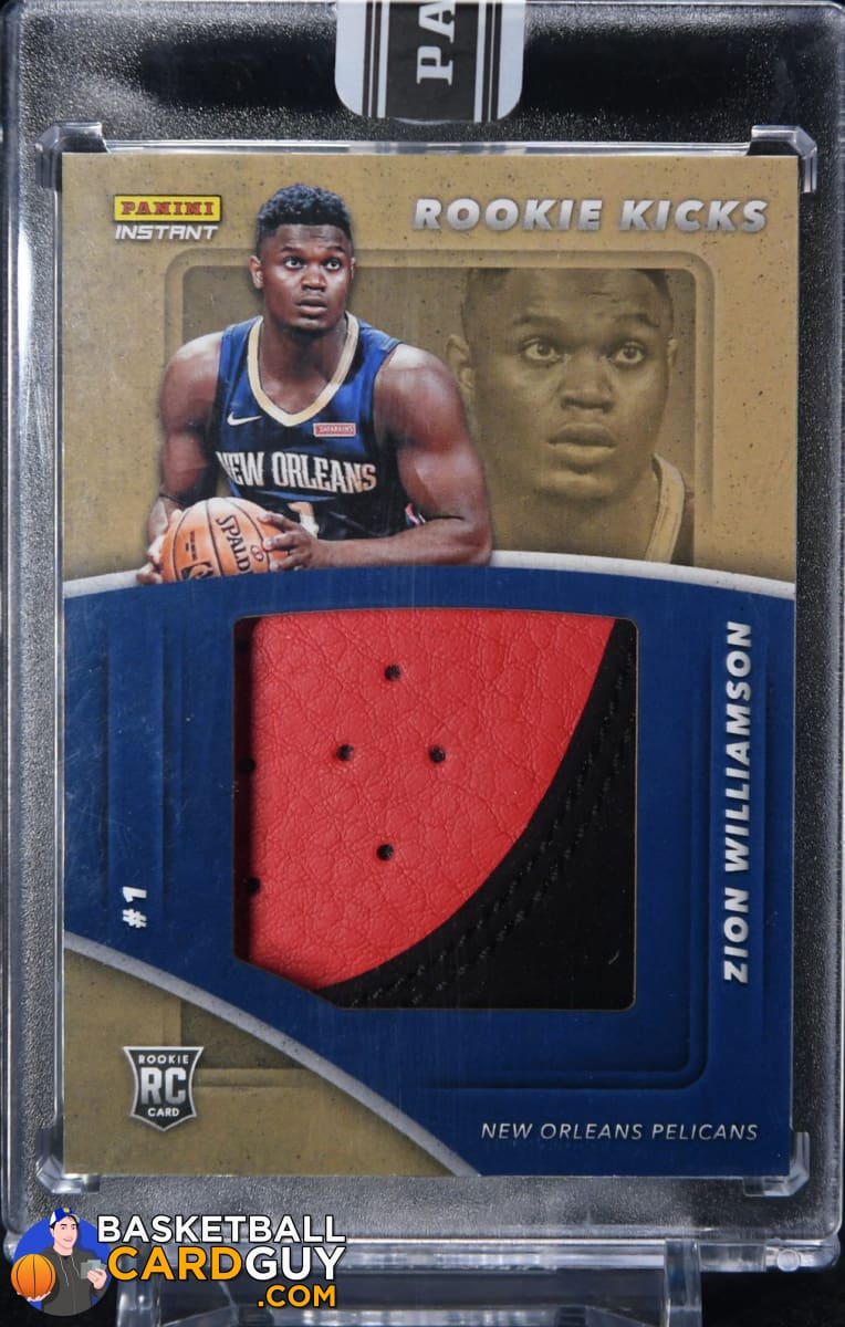 Zion WIlliamson 2019-20 Panini Instant Rookie Kicks Shoe ...