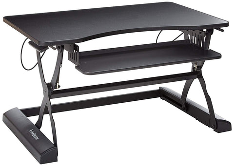 FlexPro Hero 37 Standing Desk Converter - Black