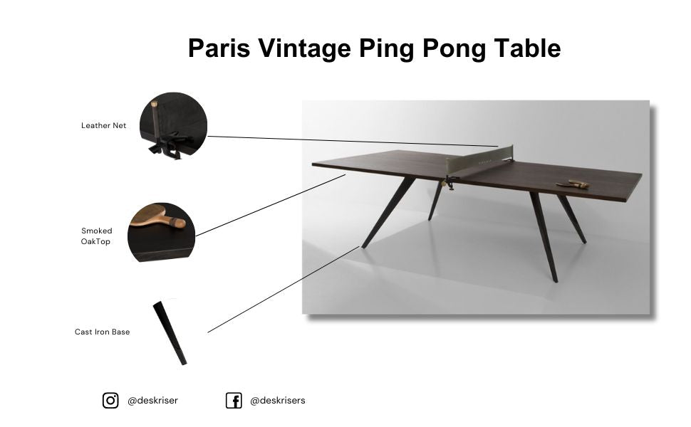 Paris Vintage Ping Pong Table