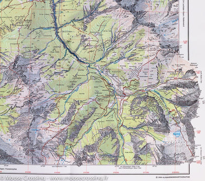 Carte de randonnée - Alpes d'Allgäu & Lechtal Est (Allemagne, Autriche) # 2/2 | Alpenverein - La Compagnie des Cartes