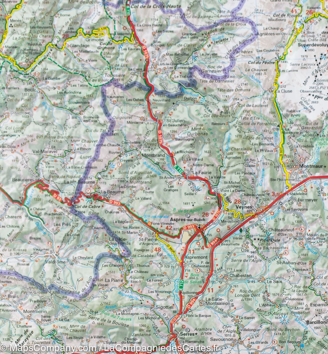 Carte Departementale Ndeg 334 Alpes De Haute Provence Hautes Alpes Michelin Carte Pliee Michelin 511828 1800x1800 ?v=1624555456