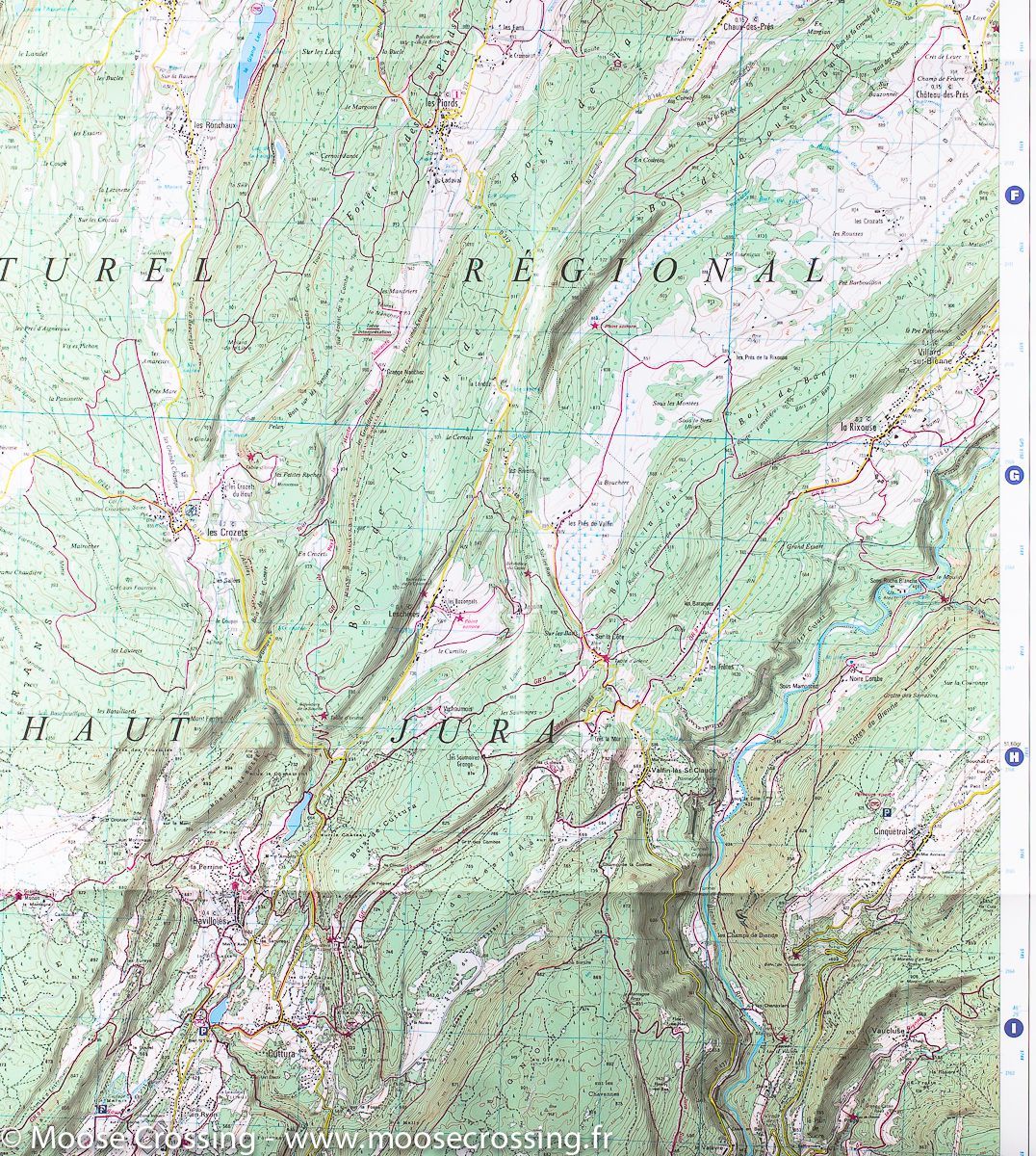 Carte Ign Top 25 N 3327 Ot St Claude Lac De Vouglans Pnr Du Haut La Compagnie Des Cartes Le Voyage Et La Randonnee