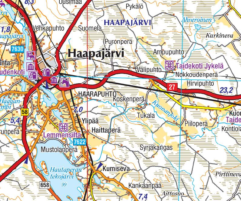 Regional Road Map # 8 - West Finland, Länsi-Suomi | Karttakeskus – Maps  Company - Travel and hiking