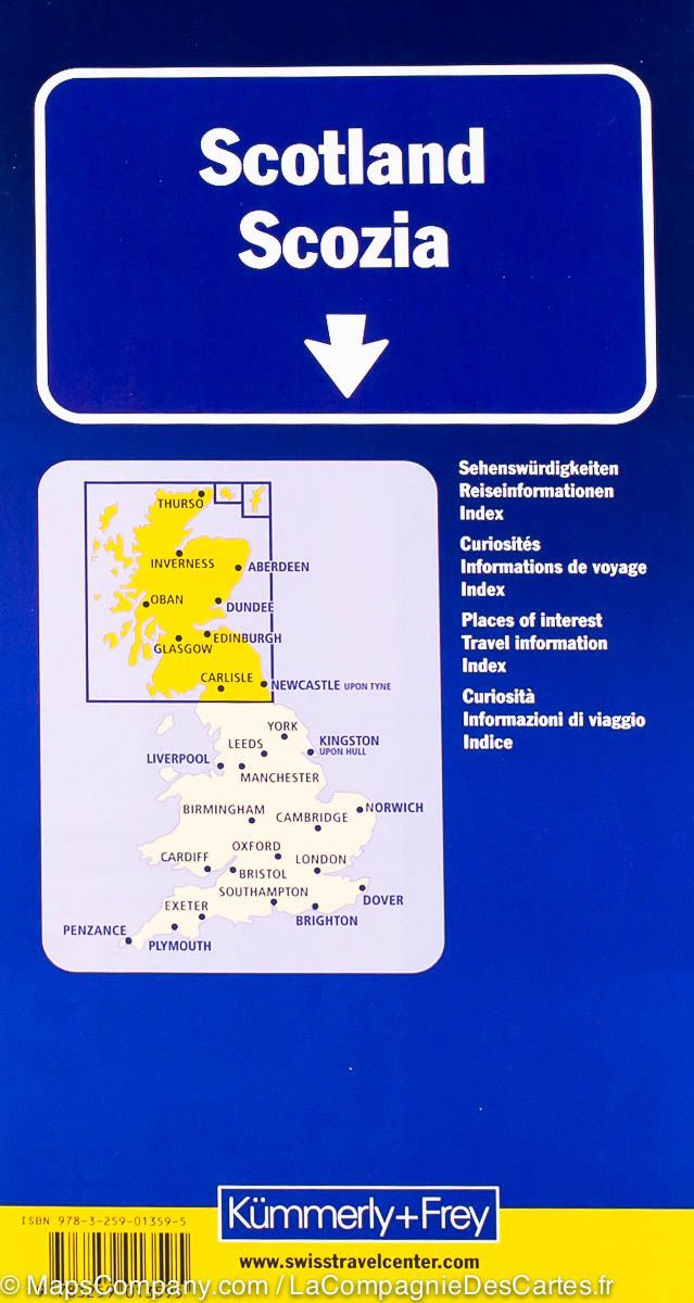 Travel Guide - Scotland - Edition 2021  Lonely Planet (French) –  MapsCompany - Travel and hiking maps