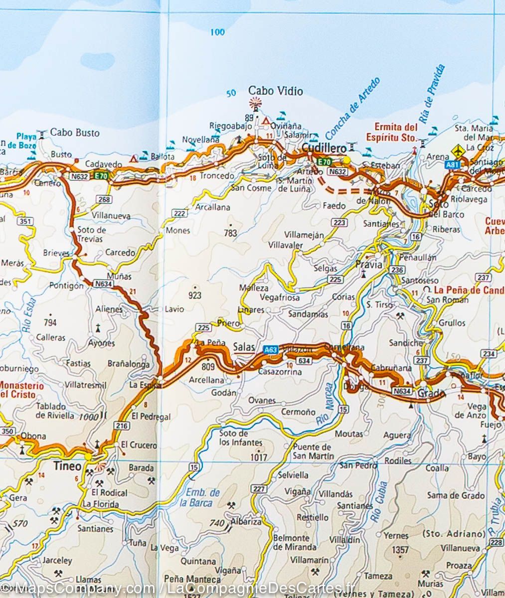 Carte Routiere Espagne Nord Chemin De St Jacques De Compostelle La Compagnie Des Cartes Le Voyage Et La Randonnee