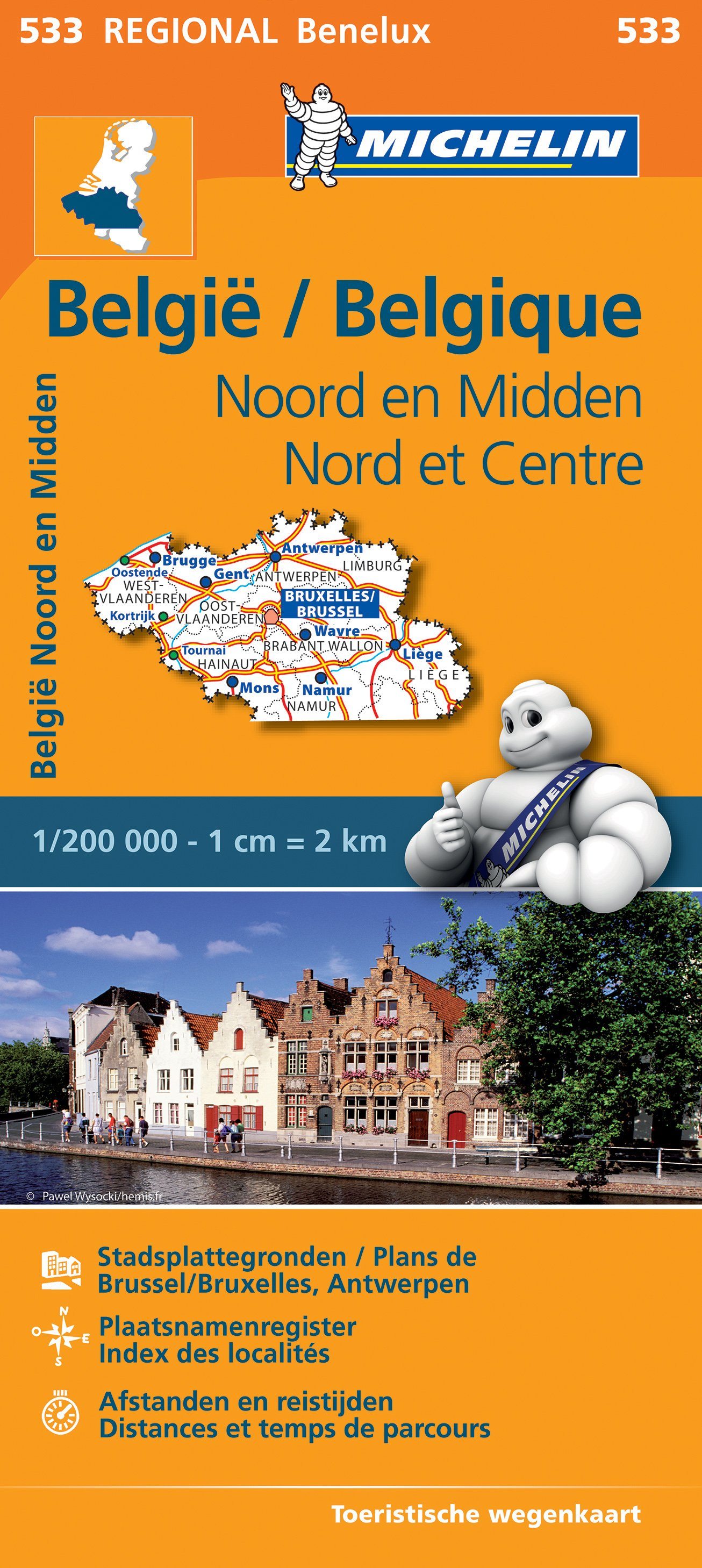 Carte Routiere Ndeg 533 Belgique Nord Et Centre Michelin Carte Pliee Michelin 327099 ?v=1624777456