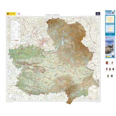 Carte routière régionale - Castilla-La Mancha, n° 5 | CNIG carte pliée CNIG 