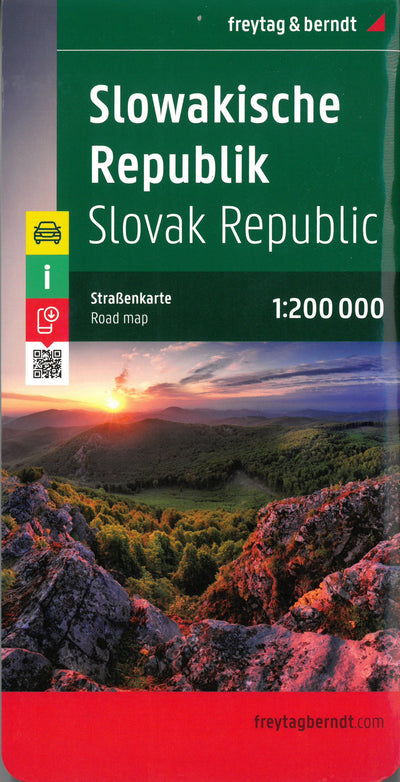Carte routière - Slovaquie au 1/200 000 | Freytag & Berndt carte pliée Freytag & Berndt 