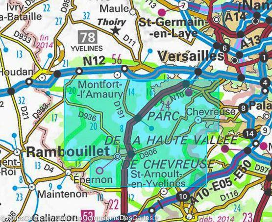 Carte Top 25 N 2215 Otr Resistante Foret De Rambouillet Pnr De L La Compagnie Des Cartes Le Voyage Et La Randonnee