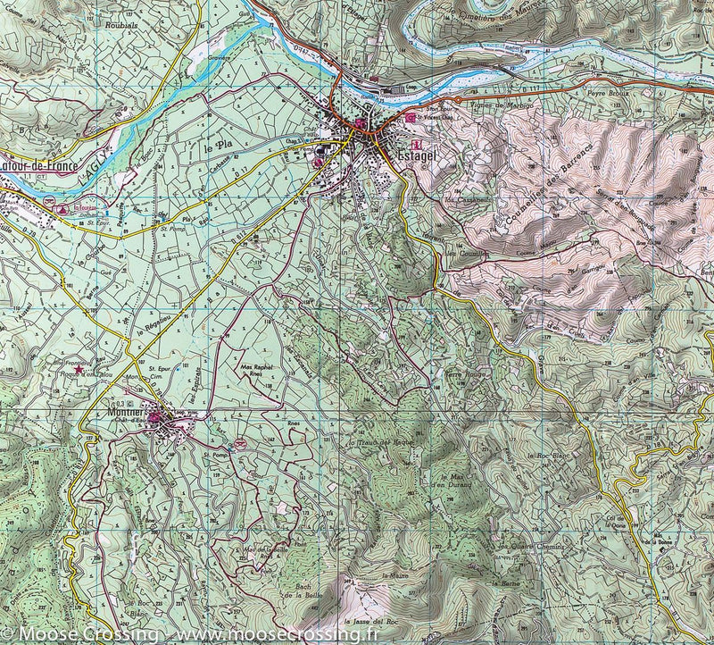 Carte Top 25 N 2448 Ot Thuir Ille Sur Tet Pyrenees Orientales La Compagnie Des Cartes Le Voyage Et La Randonnee