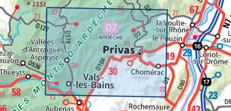 Carte Top 25 N 2937 Ot Privas Vals Les Bains Pnr Des Monts D Arde La Compagnie Des Cartes Le Voyage Et La Randonnee