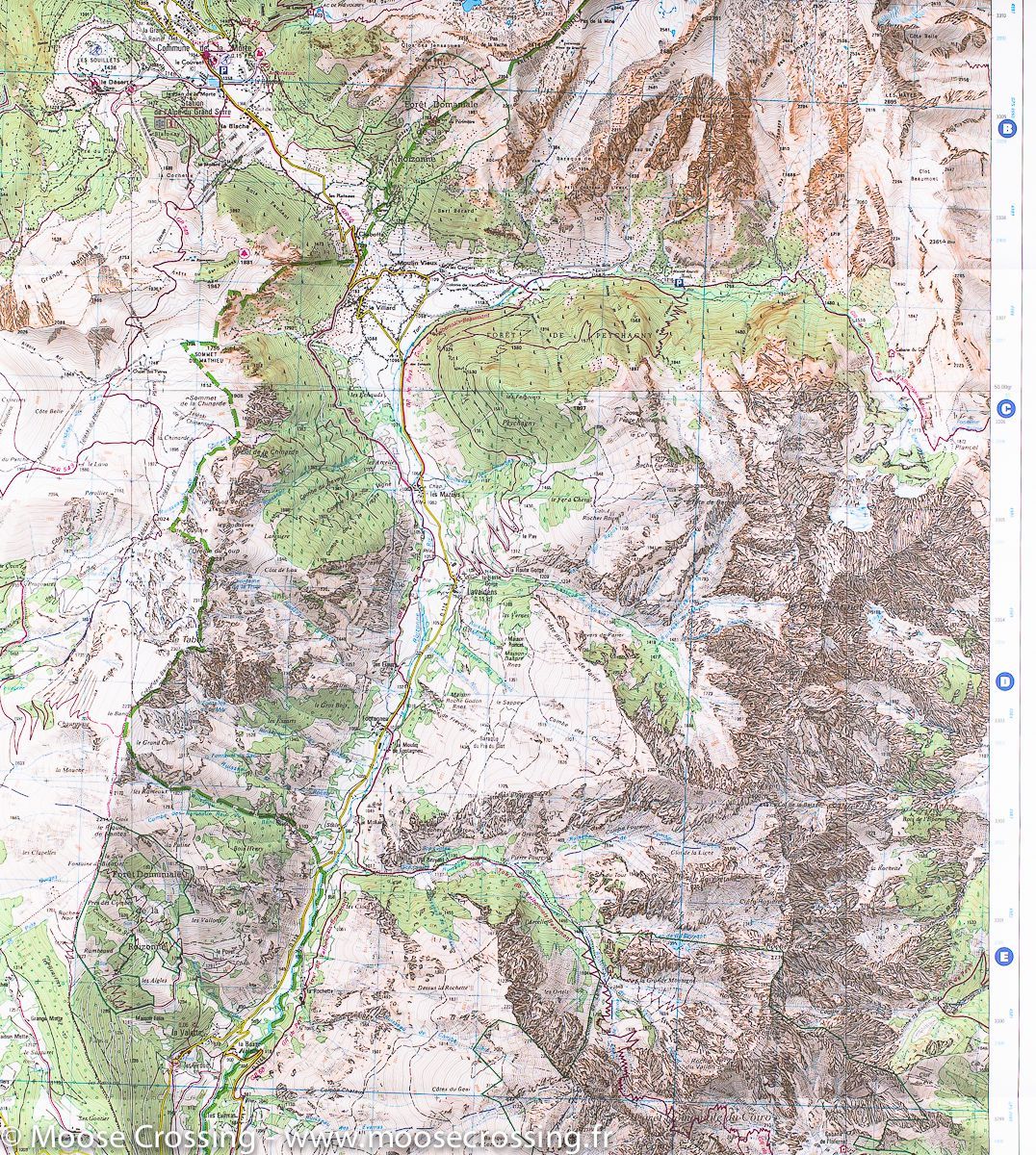 Carte Top 25 N 3336 Ot La Mure Valbonnais Alpes Ign La Compagnie Des Cartes Le Voyage Et La Randonnee