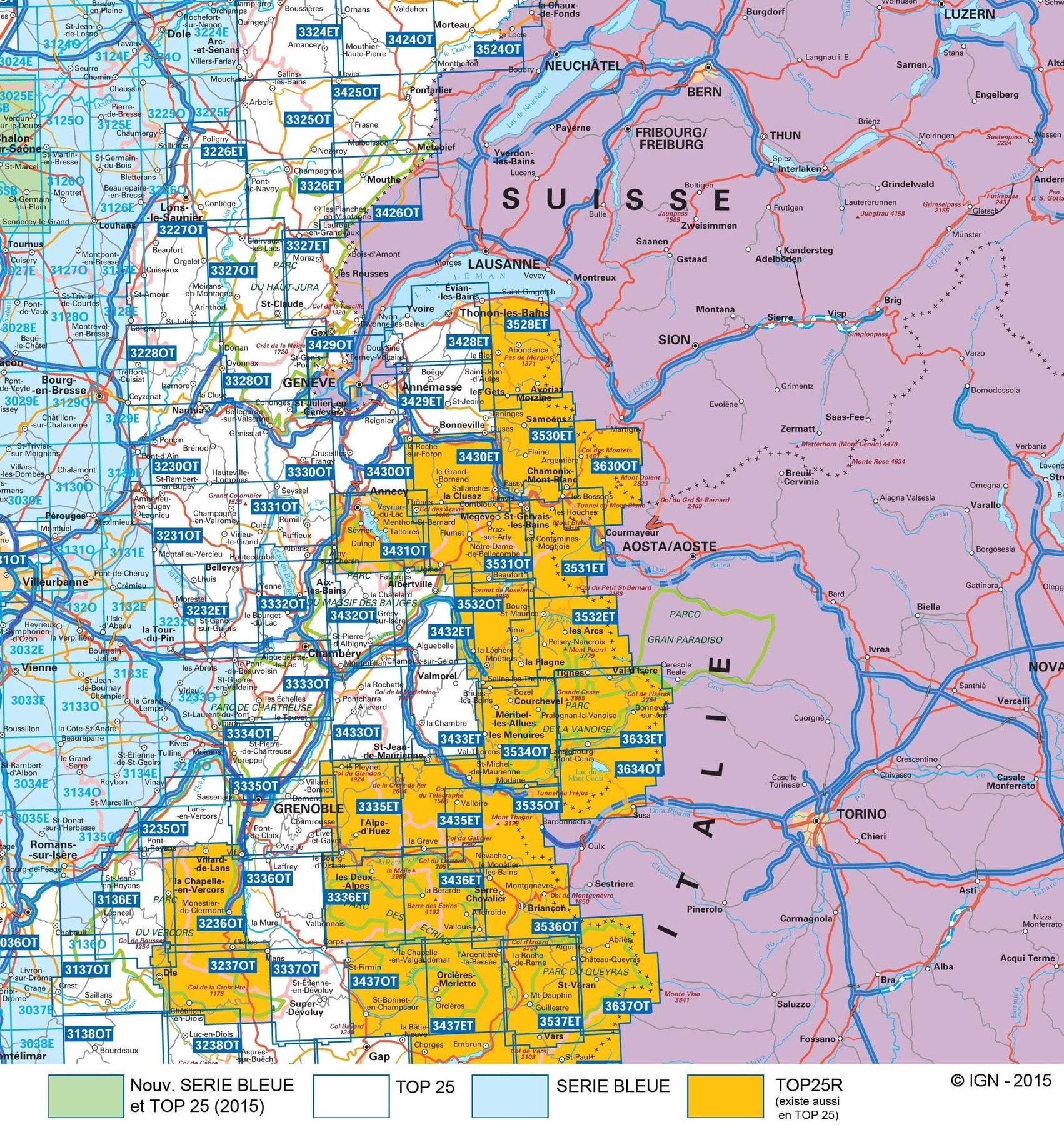 Carte Top 25 N 3336 Ot La Mure Valbonnais Alpes Ign La Compagnie Des Cartes Le Voyage Et La Randonnee