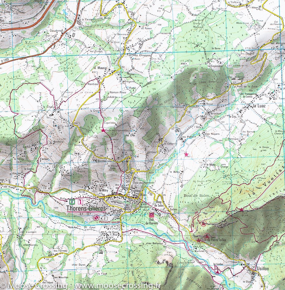 Carte Top 25 N 3430 Ot Mont Saleve St Julien En Genevois Annemas La Compagnie Des Cartes Le Voyage Et La Randonnee