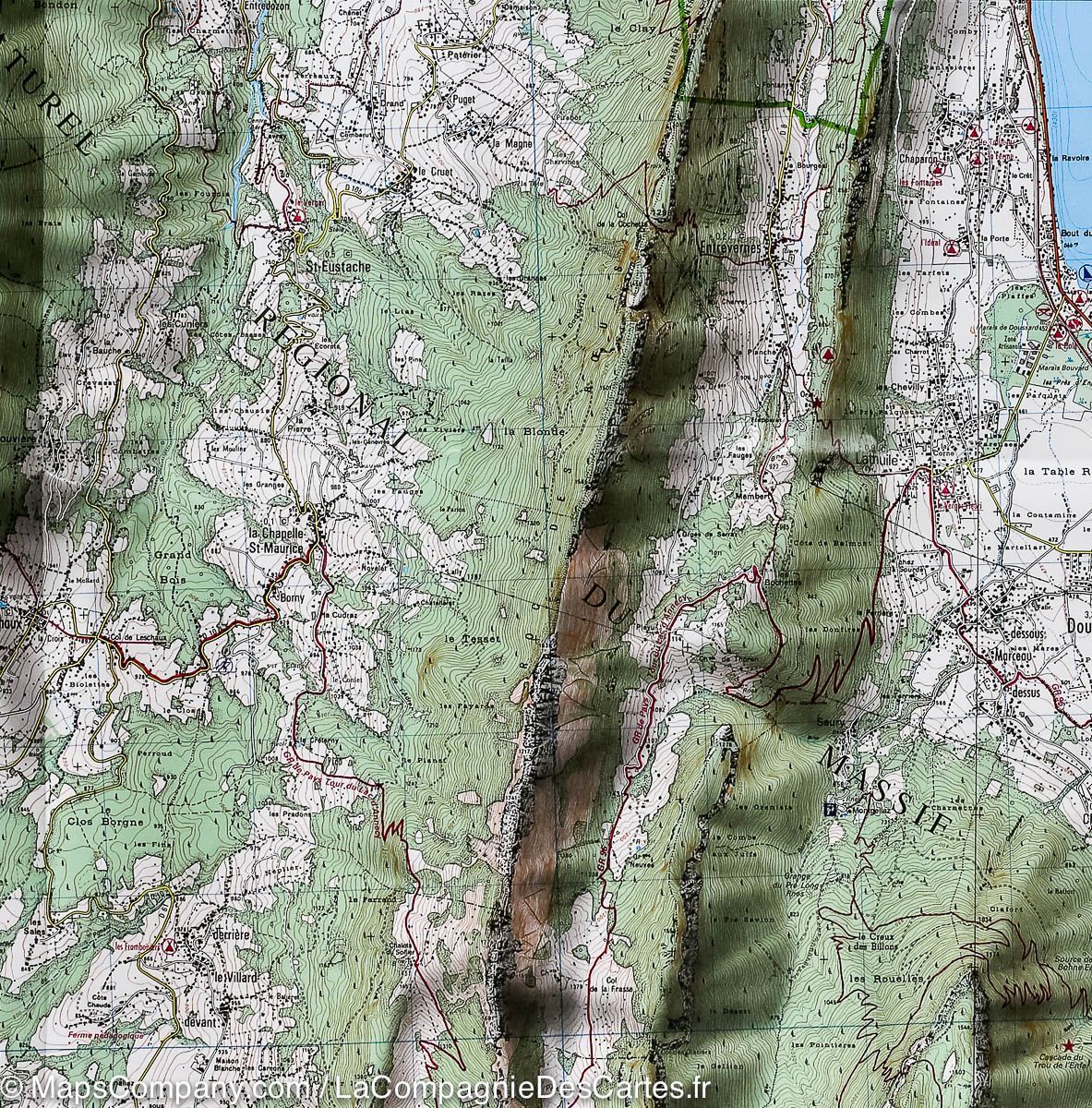 Carte Top 25 N 3431 Otr Resistante Lac D Annecy Alpes Ign La Compagnie Des Cartes Le Voyage Et La Randonnee