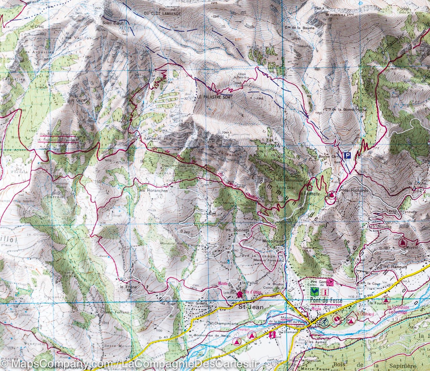 Carte Top 25 N 3437 Otr Resistante Champsaur Vieux Chaillol Pn La Compagnie Des Cartes Le Voyage Et La Randonnee