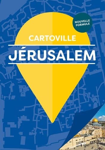 Plan détaillé - Jérusalem (Israël) | Cartoville carte pliée Gallimard 