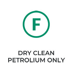 Dry Clean Petroleum Solvent Only.