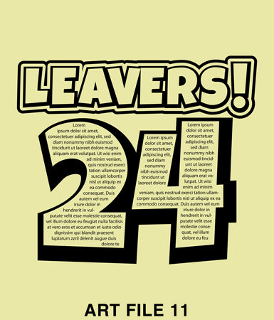 Leaver hoodies 2024 Art File Number Eleven