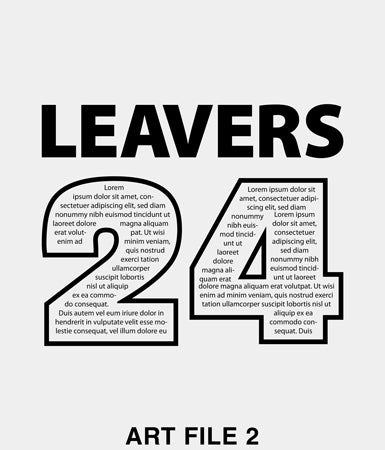 Leaver hoodies 2024 Art File Number Two