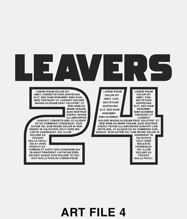 Leaver hoodies 2024 Art File Number Four