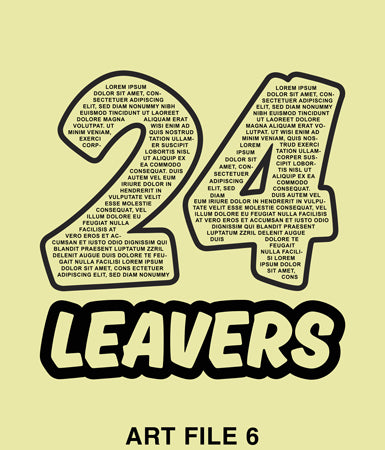 Leaver hoodies 2024 Art File Number Six