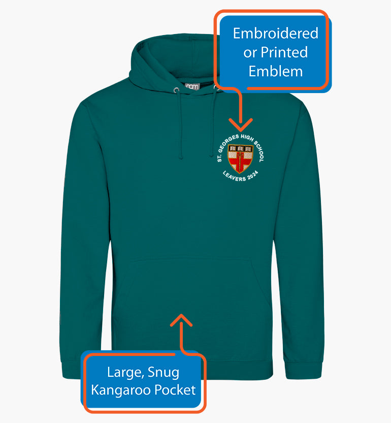 Leaver Hoodie Artwork Explained for the Fronts.