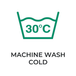 Laundry symbol, machine wash cold.