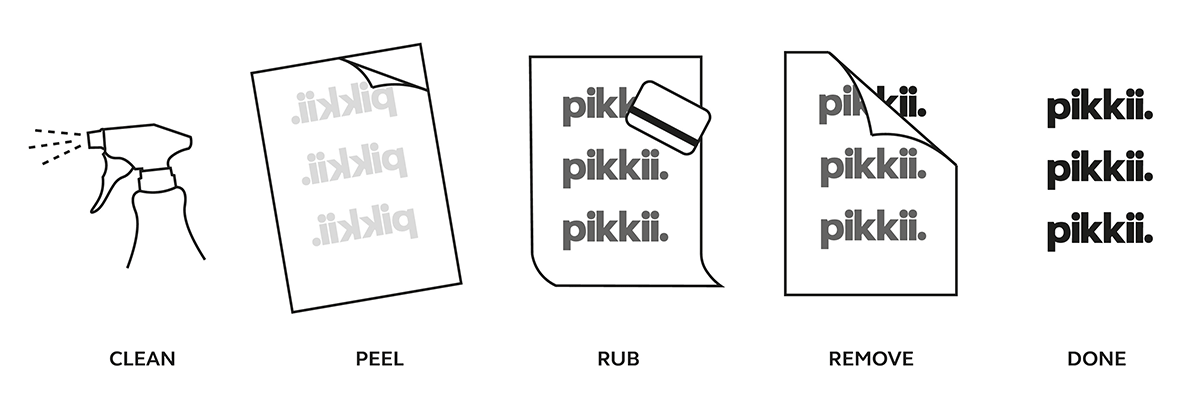 Vinyl Decal Sticker Application Instructions