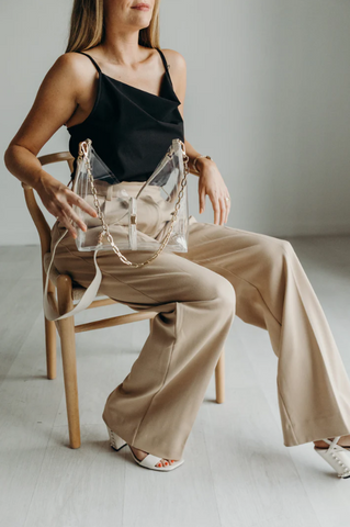 Margo paige clear bag