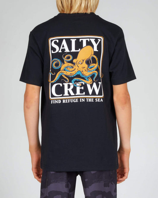 Shop Seaside Boys S/S Tee - Black – Salty Crew Europe