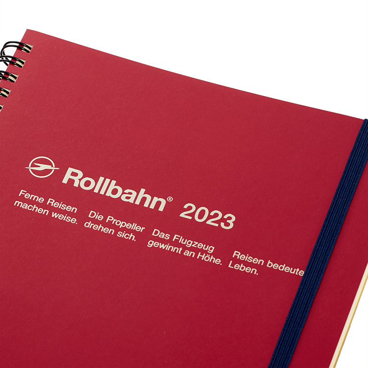 Rollbahn 20222023 Spiral XL Monthly Planner by Delfonics Little Otsu