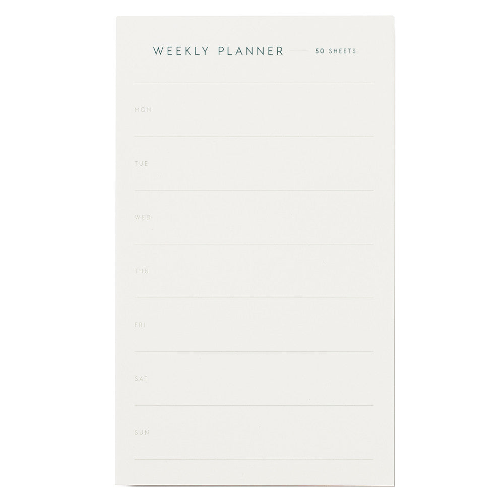 Weekly Planner Notepad Small by Kartotek