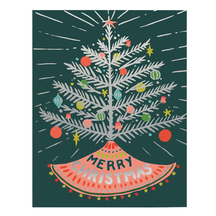 Aluminum Tree Merry Christmas Card by Idlewild Co. Little Otsu