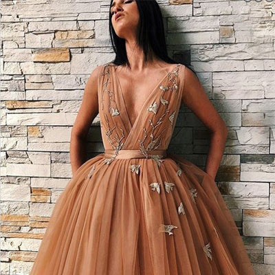 short gold evening dresses