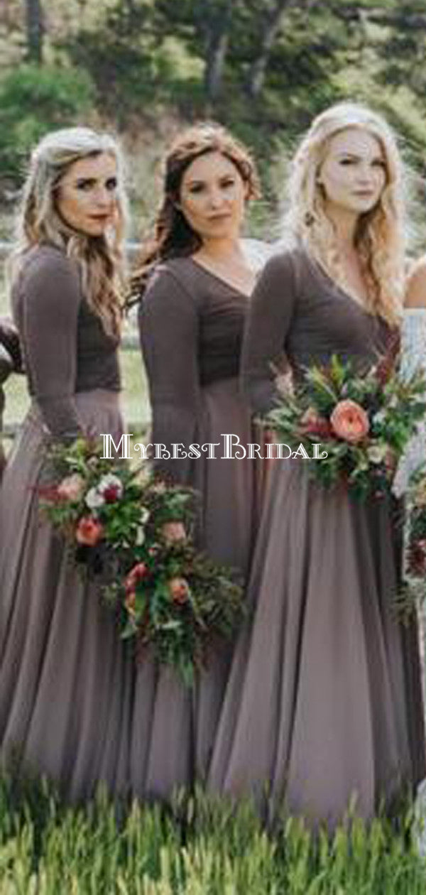 dark grey bridesmaid